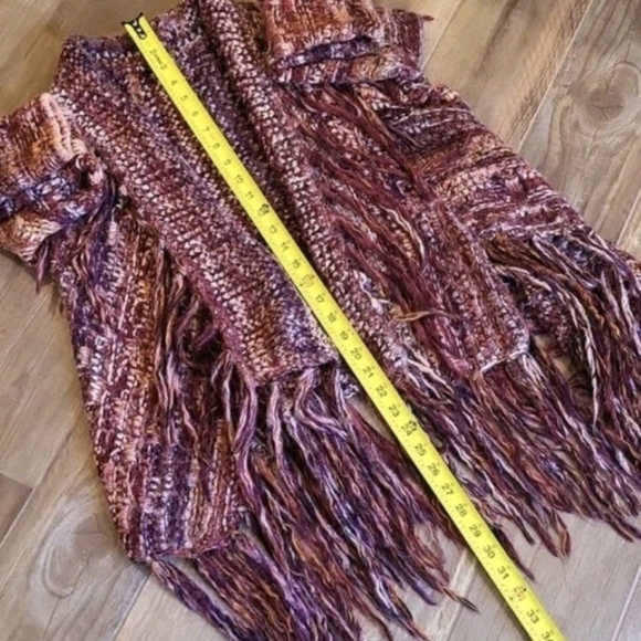 Free People Birkenstock Fringe Knit Cardigan, Size Small - Picture 13 of 13